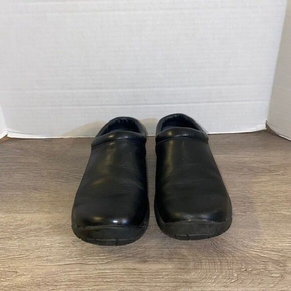 Merrell Encore Nova 2 Black Leather Slip On Mule Shoes J48510 Women US 7.5 - Picture 3 of 7